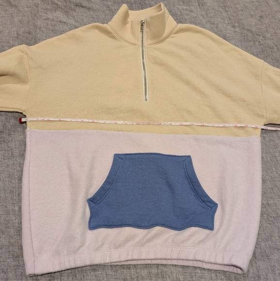 WILDFOX Lea 1/4 Zip Sweatshirt Size S - Picture 10 of 10